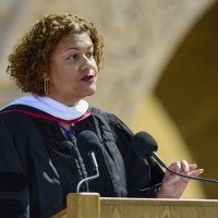 Stand and fight for justice, urges poet Elizabeth Alexander to graduating Stanford students