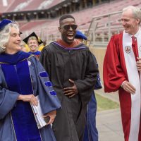 Sterling K. Brown, award-winning actor, tells Stanford graduates not to be afraid to let their lights shine