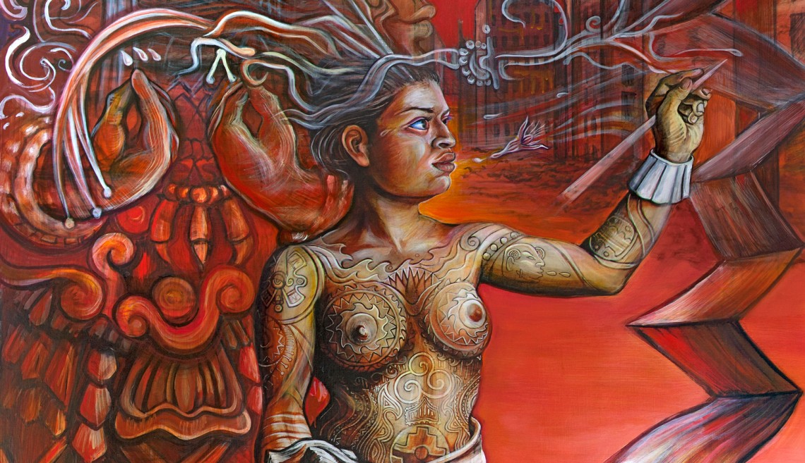 Section of The Spiral Word: El Codex Estánfor