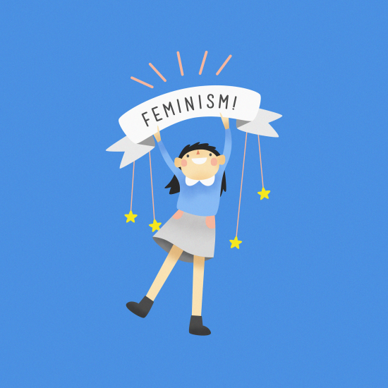 Feminism; Digital art- Katherine Liu '18