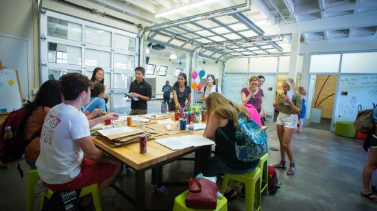 Roble Arts Gym - New Student Orientation. Photo by Lauren Dyer '16