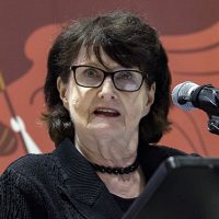Poet Eavan Boland recites new poem at UN event honoring Irish women’s suffrage