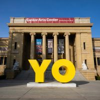 Saying hello to OY/YO at Cantor Arts Center