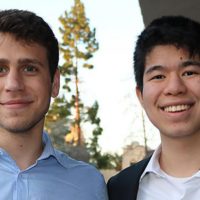 Student winners of the Stanford Concerto Competition play on