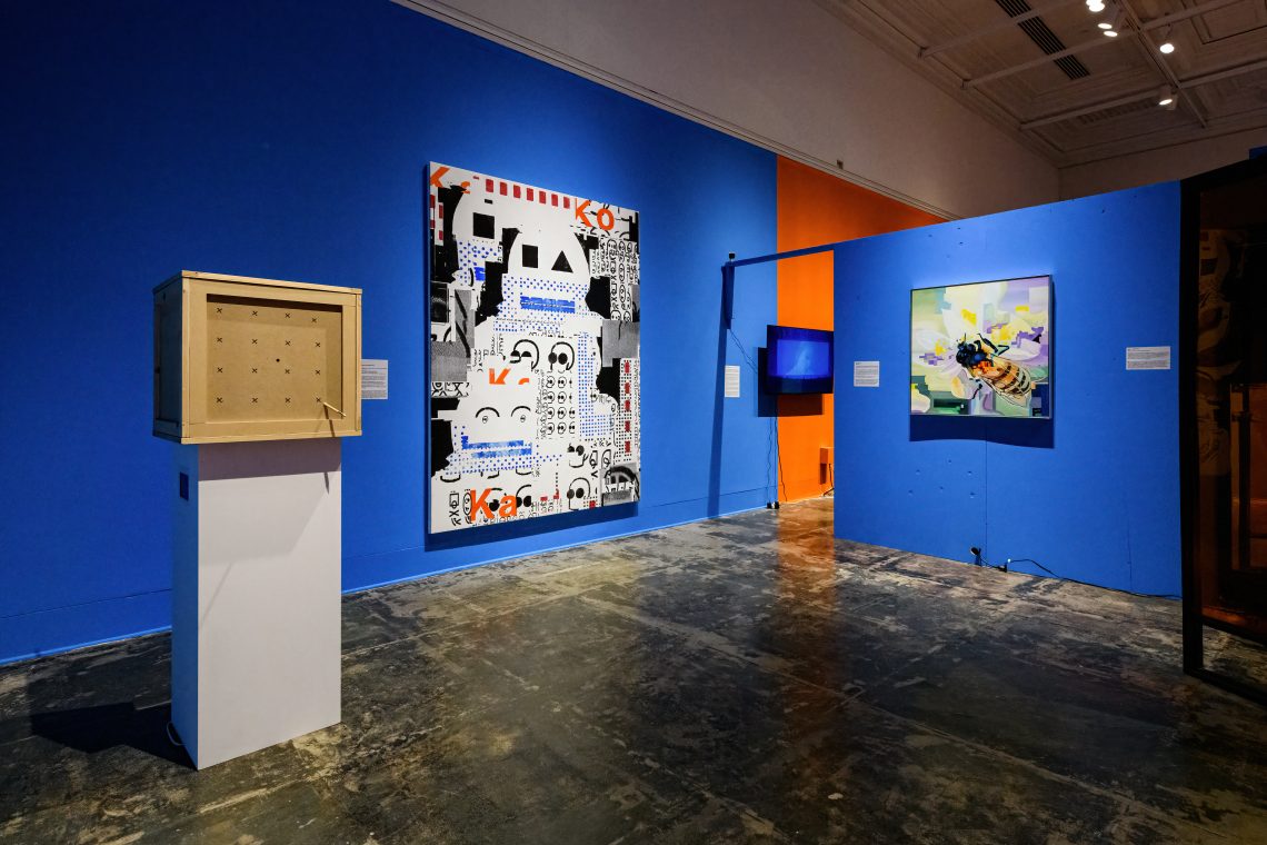 Several of the pieces explore different facets of appearance and nonappearance. (Photo: Shaun Roberts)