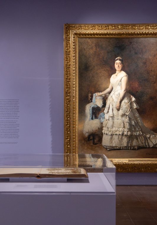An intimate exploration of Gilded Age excess 
and the enigmatic life and death of Jane Stanford] opens July 2. It contains 40 some-odd pieces including 4 paintings, jewelry, art artifacts, etc.