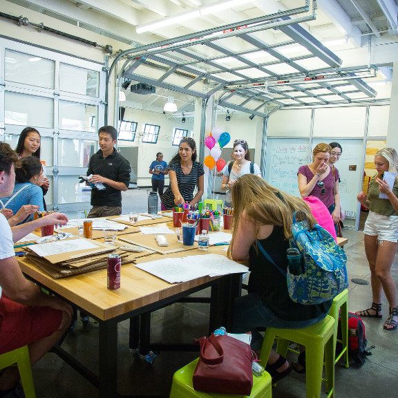 Roble Arts Gym - New Student Orientation. Photo by Lauren Dyer '16