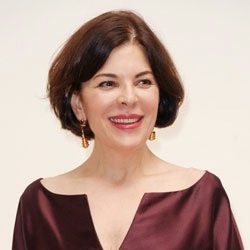 a person looking off to the side